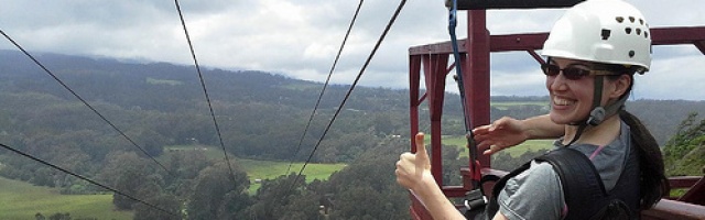 Zipping over Upcountry Maui with Piiholo Ranch Zipline