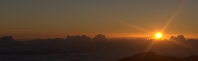 Watching the Sunrise at Haleakala National Park in Maui