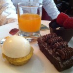 Gluten free desserts at Browns Hotel Tea Room