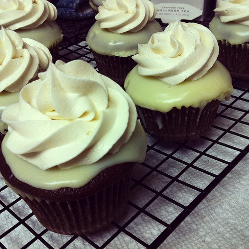 white chocolate mocha cupcakes