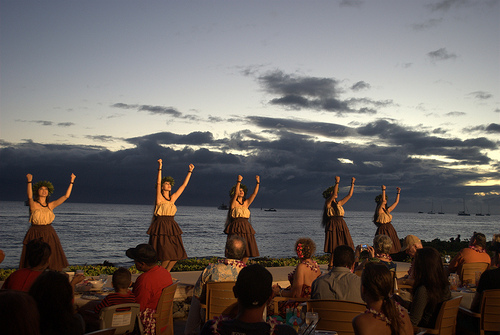 Our unforgettable first luau The Feast at Lele in Maui  There's No