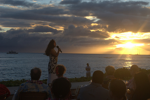 Our unforgettable first luau The Feast at Lele in Maui  There's No