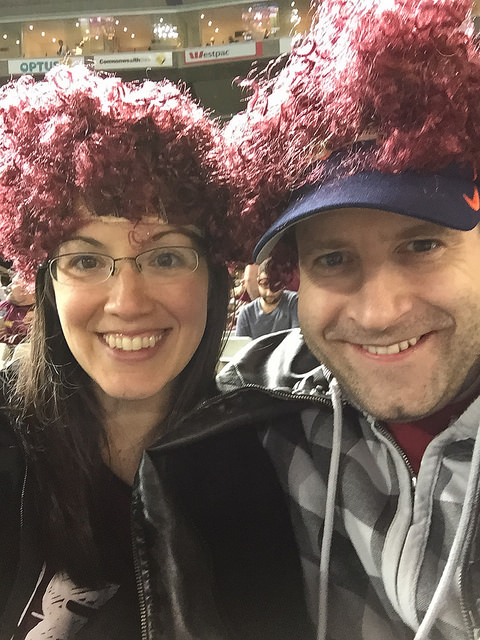 Queensland Maroons supporters bay at MCG